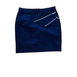 Michael Kors zipper accent mini skirt